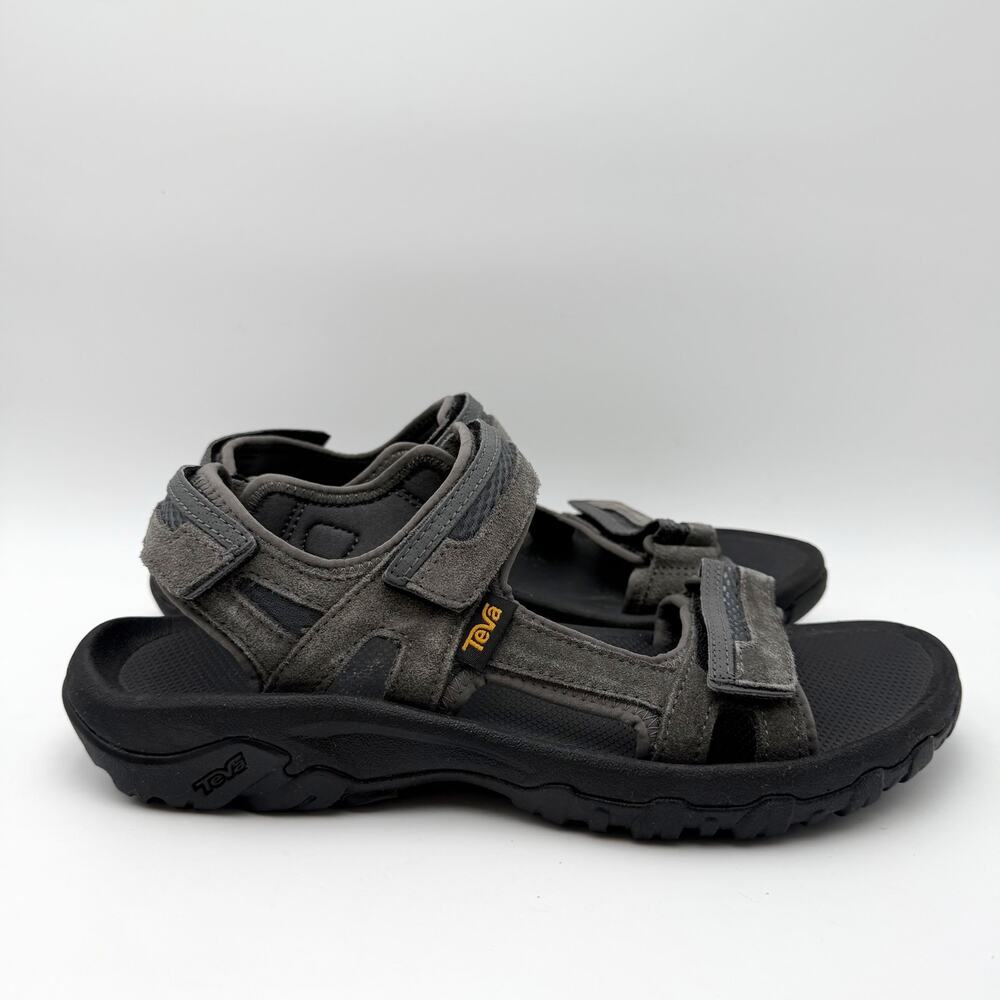 TEVA Mens Hudson Outdoors Sandals Size 10 EU 43 Grey Black